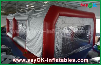 China Inflatable Garage Tent Waterproof Inflatable Air Tent PVC Spray Booth For Car Paint Spraying for sale