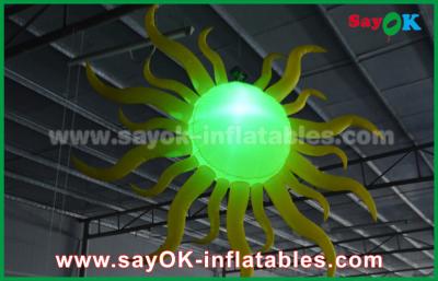 China Fire - proof Inflatable Lighting Decoration , Nylon Cloth LED Lighting Ball for sale