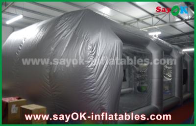China Inflatable Car Tent Waterproof Inflatable Air Tent / PVC Inflatable Spray Booth For Car Paint Spraying for sale