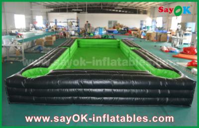 China Inflatable Backyard Games Portable Giant Outside PVC Tarpaulin Inflatable Soccer / Table Tennis Court With CE Blower for sale
