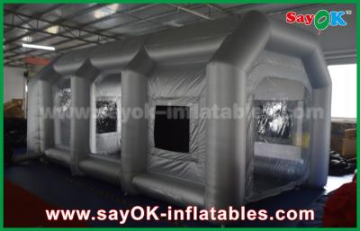China Inflatable Car Tent Mobile Inflatable Air Tent / Inflatable Spray Booth With Filter For Car Cover for sale