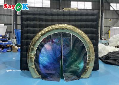 China Led Inflatable Photo Booth Enclosure Portable Tent Inflatable Camera Photo Booth For Events for sale
