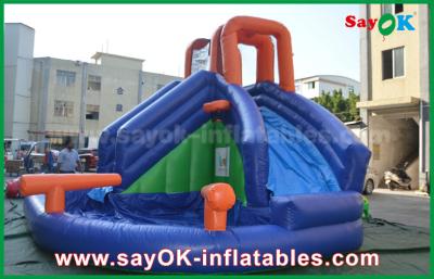 China Titanic Inflatable Slide Multi-Functional Giant Outdoor Inflatable Bouncer Slide With Water Pool For Amusement Center for sale