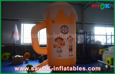 China Orange Custom Inflatable Products / Inflatable Cup and Beer for Promotion / Party for sale
