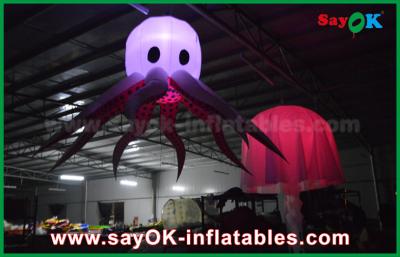China Changeable Color LED Inflatable Stage Octopus For Party And Wedding for sale