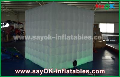 China Exemplo inflável 2.5x2.5m da cabine da foto do diodo emissor de luz do RGB ou Customzied à venda