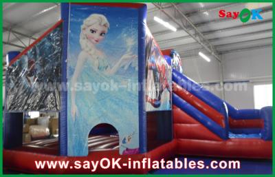China Fairy Tale Theme Snow Kids Inflatable Bounce / Blow Up Bounce House for sale