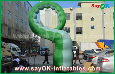China Advertising Inflatable Green Oxford Cloth Inflatable Cartoon Characters /  Inflatable Caterpillar for sale