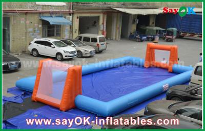 China Juegos inflables de los deportes del PVC del juego de pelota de la taza inflable de la palabra, campo de fútbol inflable modificado para requisitos particulares en venta