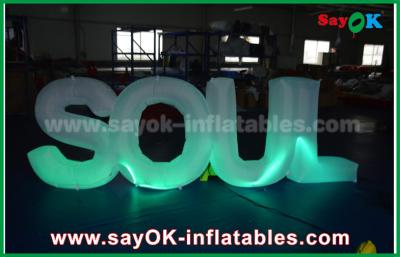 China Giant Inflatable Letters Make To Order Company Name Logo Desgin for sale