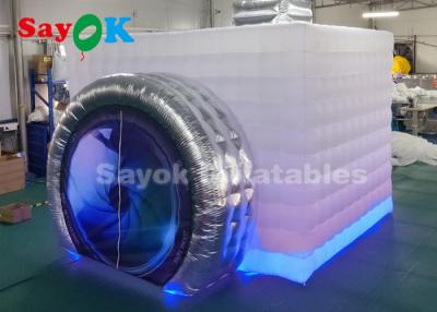 China Party Photo Booth Festival Event Inflatable Photo Booth / 11.5x9.2x8.2ft Inflatable Cube Tent for sale