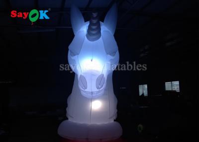 China 210D LED Inflatable Unicorn for sale