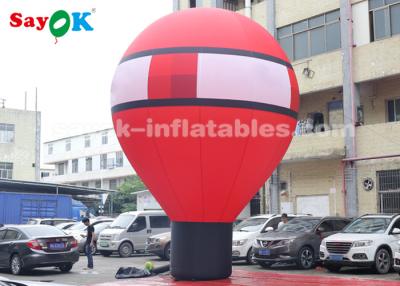 China Fallender Erdaufblasbarer Ballon Oxford-Stoff-7m für Dekoration im Freien zu verkaufen