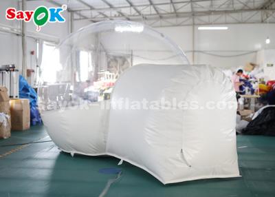 China Inflatable Transparent Tent 3m PVC Outdoor Inflatable Bubble Tent For Family Camping Backyard CE SGS ROHS for sale