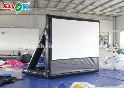 China Airblown Inflatable Outdoor Movie Screen 2.63×3.4m Projection Cloth Outdoor Inflatable Movie Screen For Science Centers for sale