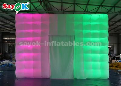 China barraca inflável do ar de 5*5*3.5m multi - luzes coloridas do diodo emissor de luz para o banquete de casamento à venda