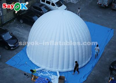China Inflatable Outdoor Tent 8 Meter LED Lighting Inflatable Air Dome Tent For Promotion Event for sale