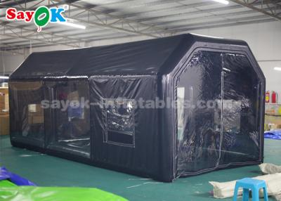 China Tent Inflatable 6*3*2.5m Oxford Cloth Inflatable Spray Booth For Car Maintenance for sale