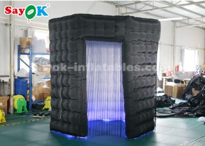 China Inflatable Party Tent Octagon Inflatable Photo Booth With Air Blower For Exhibition  Easy To Fold for sale