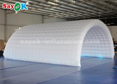 China Inflatable Family Tent White Sports Entrance Inflatable Air Tent Easy To Clean And Carry for sale