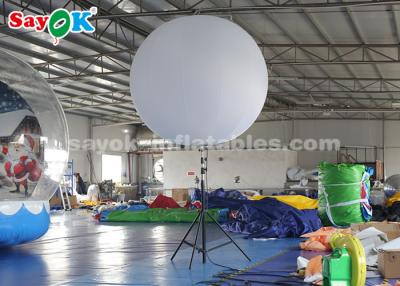 China Inflatable LED Tripod Balloon With Halogen Or RGB Light For Event Advertising for sale