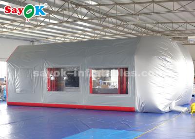 China Air Inflatable Tent Mobile Inflatable Paint Spray Booth With Sponge Filter For Car Maintenance for sale