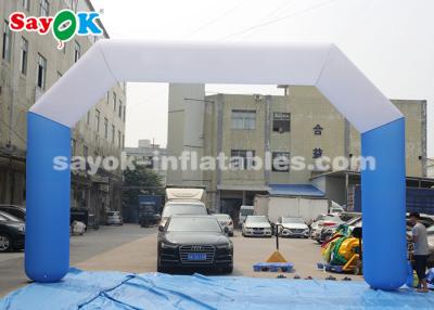 China Inflatable Finish Arch 8*5m Oxford Fabric Inflatable Start Finish Line Arch For Promotion for sale