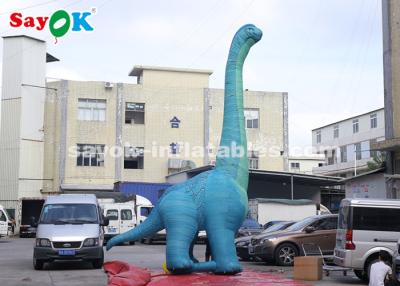 China Inflatable Christmas Dinosaur 7m H Giant Inflatable Dinosaur Model With Air Blower For Exhibition for sale