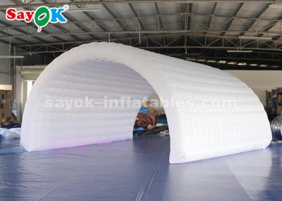 China Air Tent Camping 6*3*3m White Inflatable Tunnel Tent Durable Oxford Cloth For Event Easy To Clean for sale