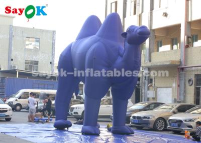 China Inflatable Animal Balloons Dark Blue Inflatable Cartoon Characters For Outdoor Advertisement  /  Giant Inflatable Camel for sale