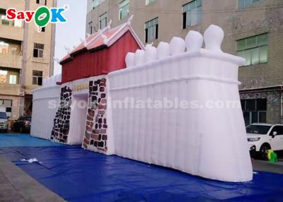 China ROHS Custom Inflatable Products  ,  Commercial LED Inflatable Rock Wall For Outdoor Display for sale