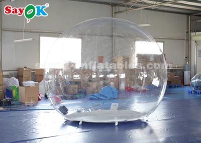 China Material ignífugo no tóxico del PVC de la tienda de 3M de la tienda inflable transparente inflable clara 0.6m m del aire en venta
