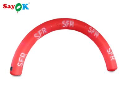 中国 注文の膨脹可能なアーチのでき事SGSを広告するための赤い6*3m膨脹可能なアーチの開始の決勝線 販売のため