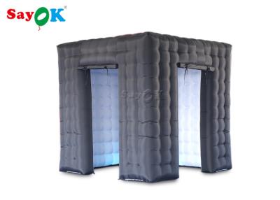 China Event Booth Displays Durable Inflatable Cube Photo Booth With Air Blower Size 2.5*2.5*2.5m for sale