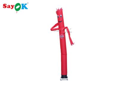 China Dancing Air Puppets Single Leg Red Inflatable Air Dancer Wave Man For Commercial CE  SGS for sale