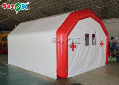 China Inflatable Emergency Tent Oxford Cloth  Inflatable Medical Tent / Cube Decontamination Tent for sale