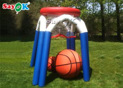 China Custom Inflatable Sports Games Monster Outdoor Shooting Basketball Game With Air Blower for sale