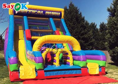 China Big Inflatable Slide Entertainment  Inflatable Bouncer Slide For Theme Parks /  Square Childrens Inflatable Slide for sale