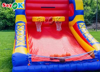 China Inflatable Backyard Games Airtight Inflatable Two Hoop Basketball Game / Inflatable Basketball Hoop for sale