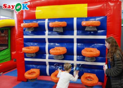 China Inflatable Lawn Games OEM Inflatable Basketball Hoop Toys Interactive Kid Inflatable Basketball Game for sale