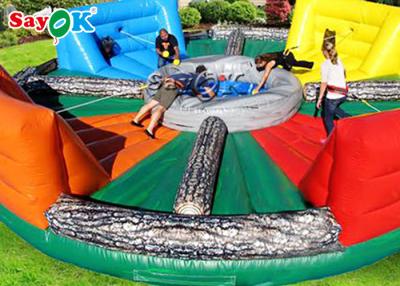 China Inflatable Outdoor Games PVC Tarpalin  Inflatable Sports Games Hungry Hippo Inflatable Bungee Hippo Chow Down for sale
