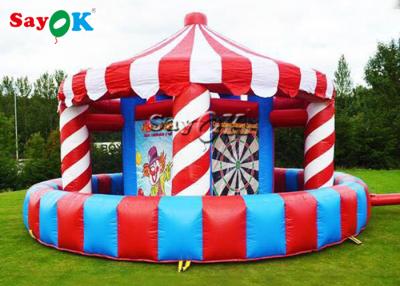 China Inflatable Lawn Games Carnival Inflatable  Sports Games Booth Basketball Toss Game 5- In -1 For All Ages for sale