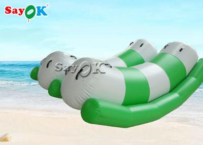 China Summer Inflatable Floating Water Totter For Water Park Floating Water Toys / Blow Up Seesaw for sale