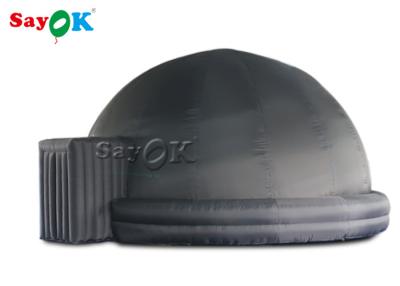 China 360 Dome Projection 5/6m Portable Black Inflatable Planetarium Tent for sale