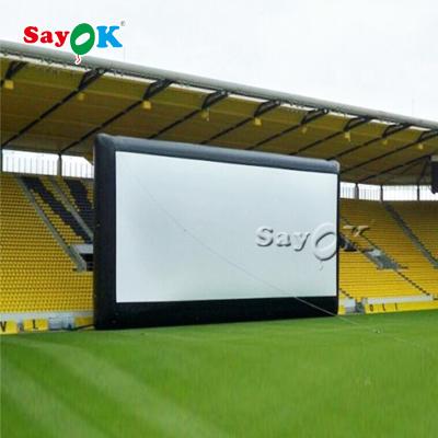 China Inflatable Projector Screen Advertisement Commercial I10m Blow Up Projector Screen for sale