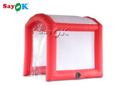 China Outdoor 2x2.5x2.5mH Red Inflatable Disinfection Fogger Channel for sale