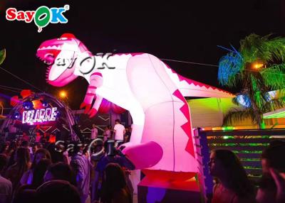 China Dinosaurios inflables de la aduana los 4m LED para la decoración del acontecimiento en venta