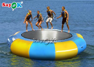 China Saturn Water Toy 5m Adult Inflatable Water Trampoline For Water Park Games for sale