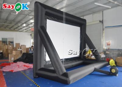 China Blow Up Projector Screen Rear Projection Cloth Event  Inflatable Movie Screen for sale