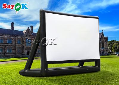 China Inflatable Backyard Movie Screen Outdoor Portable Projection Cloth Inflatable Movie Screen for sale